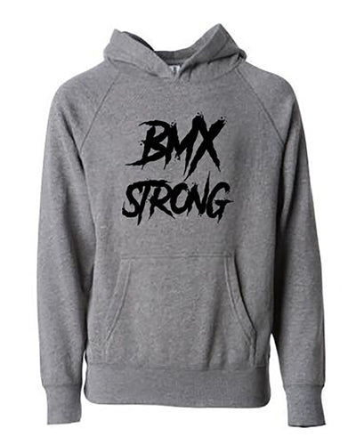 BMX Strong Adult Hoodie Nickel