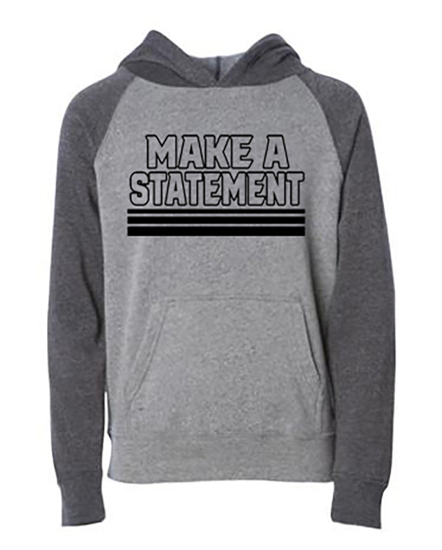 Make A Statement Youth Hoodie Nickel Carbon