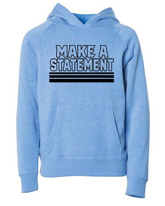 Make A Statement Youth Hoodie Pacific