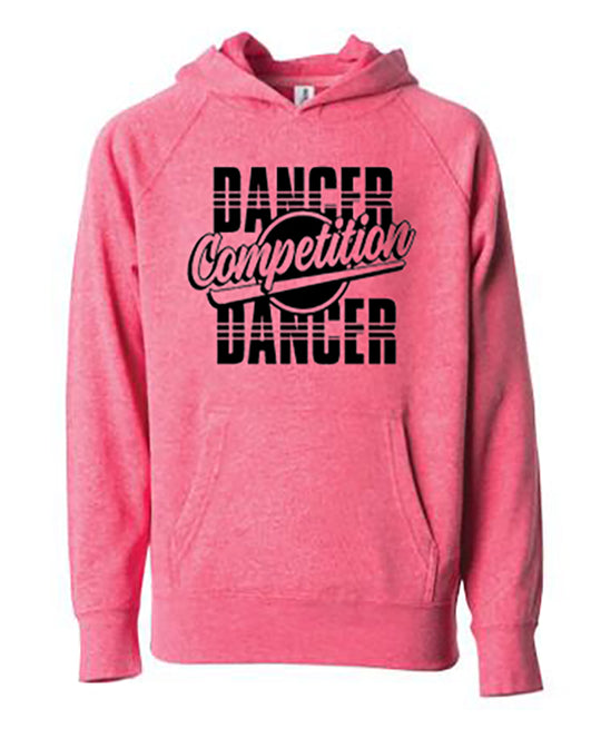 Competition Dancer Adult Hoodie Pomegranante
