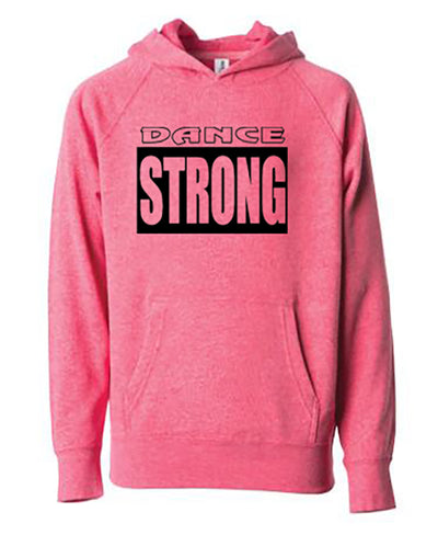 Dance Strong Adult Hoodie Pomegranate