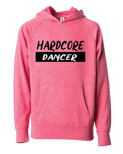 Hardcore Dancer Youth Hoodie Pomegranate