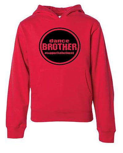 Dance Brother Youth Hoodie Red