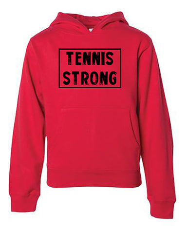 Tennis Strong Tees Hoodies