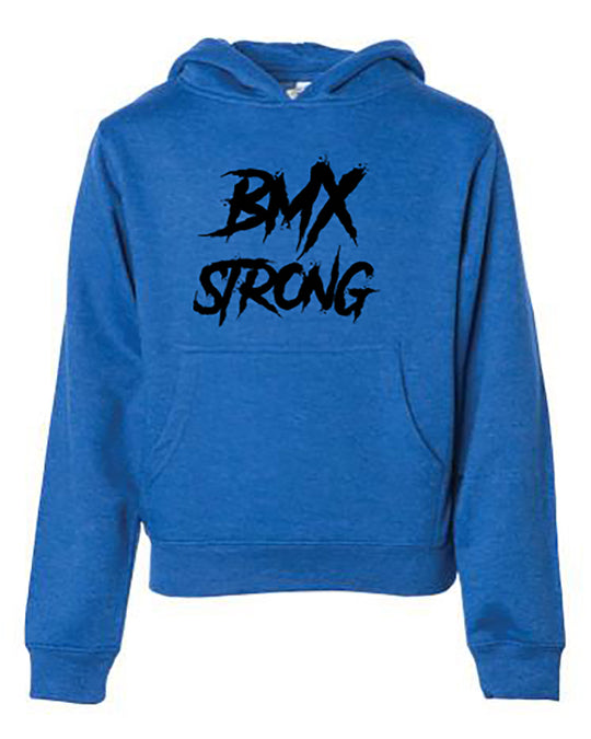 BMX Strong Adult Hoodie Royal Blue